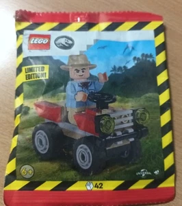 Lego Jurassic World Set - Alan Grant with Quad Bike - 122408 - New - Picture 1 of 2