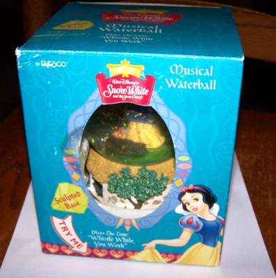 Blancanieves Globo de Nieve Disney Musical "Silba mientras trabajas" Enesco Nuevo en caja Foto 1 de 4