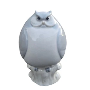 Royal Orleans Eule Vintage Porzellan Figur blau weiß Japan 5,5" x 3,5" - Bild 1 von 11