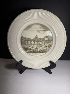 Wedgwood Piranesi Plate Bridge & Castle of St. Angelo 10" England - Bild 1 von 6