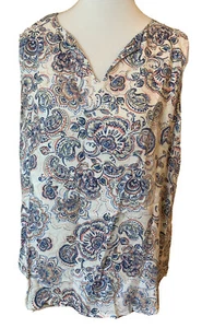 camicia renee c grande senza maniche cami fiori - Foto 1 di 5