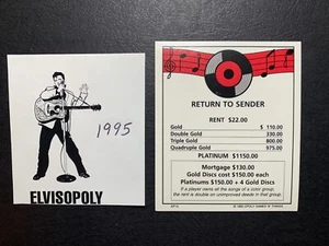 Tarjeta de propiedad Monopoly ELVIS RETORNO AL REMITENTE 1995 - Imagen 1 de 3