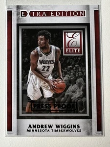 2015-16 Elite Extra Andrew WiGGINS Black 1/1 Timberwolves  - Picture 1 of 2