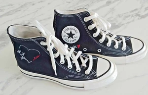 Converse Chuck Taylor All-Star Hi Made with Love Black BNOWB Sz Ms 5 Ws 7 UK 5 - Picture 1 of 11
