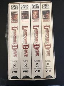 Vintage Lonesome Dove 4 Pack VHS, 1991 Cabin Fever Entertainment Sealed! - Picture 1 of 5