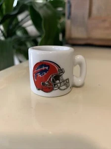 BUFFALO BILLS VINTAGE NFL FOOTBALL 1" MINI KAFFEETASSE KERAMIKTASSE - Bild 1 von 7