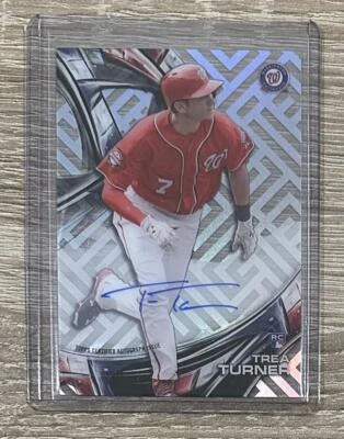 2016 Topps High Tek #HT-TTU Trea Turner High Tek AUTO - Image 1 of 2