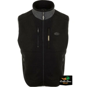NEW DRAKE WATERFOWL SHERPA FLEECE LAYERING VEST - Picture 1 of 7