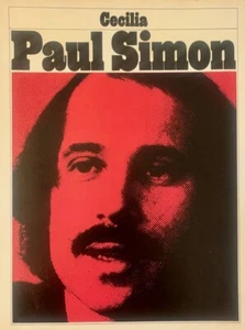 Paul Simon - Cecilia - vintage SHEET MUSIC Australia - Picture 1 of 1