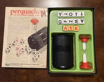 Vintage Perquackey No. 8313 The Different Word Game Lakeside 1970 Complete NEW! - Image 1 of 4