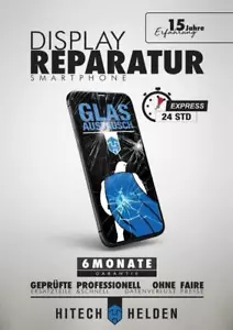 iPhone 7 8 SE X XS XR XS Max Pro Display Glas Touch LCD Reparatur Service - Bild 1 von 3