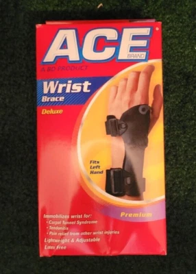 Muñequera Ace Deluxe, mano izquierda-L/XL 207257 NUEVA SIN ABRIR Foto 1 de 2