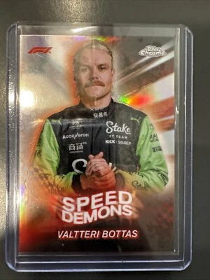 2024 Topps Chrome Formula 1 F1 Speed Demons #SD-13 Valtteri Bottas Sauber - Image 1 of 2
