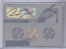 2008 Topps Triple Threads Printing Plate Magenta 1/1 Cameron Maybin Auto 0t4
