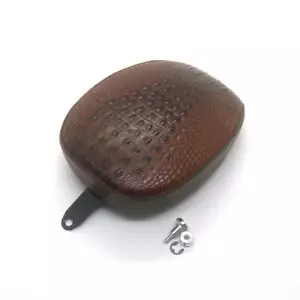 Motorcycle Rear Brown Leather Seat Cushion For Harley Sportster XL1200 883 72 48 - Foto 1 di 5