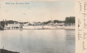 Vintage Postcard White City, Worcester, Massachusetts, 1907 - Picture 1 of 2