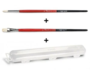 Assortimento Pennelli in Setola Bianca Tintoretto 300/310 con portapennelli - Foto 1 di 1