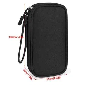For Powerbanks Portable Battery Charger Power Bank Case Holder Compatible Black - Zdjęcie 1 z 7