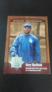 2001 SP Game Bat Edition Milestone - Gary Sheffield #62-FREE SHIPPING - Picture 1 of 3