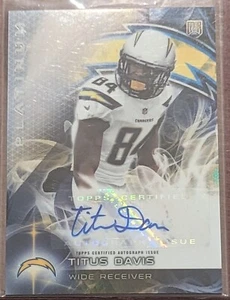 Rifrattori Autografo TITUS DAVIS 2015 Topps Platinum RC #ARTD Auto Rookie - Foto 1 di 3
