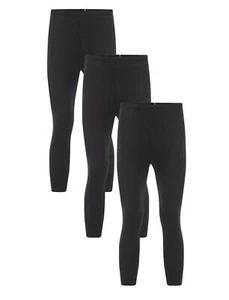Pack Of 3 Men's Thermal Long Johns Winter Baselayer Pants Thermals Underwear - Picture 1 of 6