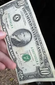 1995 $10 Bill United States - Picture 1 of 2