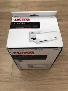 Delta Pivotal  79956 Toilet Paper Holder with Shelf in Chrome **Read** - Picture 1 of 8