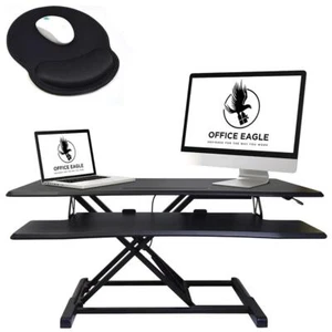 OFFICE EAGLE Schreibtischaufsatz höhenverstellbar Tisch Erhöhung Standing Desk - Bild 1 von 7
