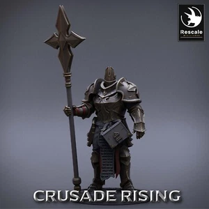 Templer Krieger F1 - Crusade Rising - Miniaturas de Reescalado - Mesa 28 mm - Imagen 1 de 4