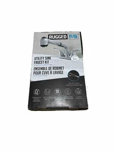 NUEVO Grifo de bañera resistente de dos manijas con boquilla de pulverización extraíble .) - Imagen 1 de 3