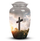 Christ In Forest Burial Urn For Adult Ashes Female & Male
