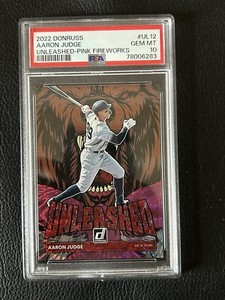 PSA 10 2022 Donruss Unleashed #UL12 AARON JUDGE {Flawless Slab} New York Yankees