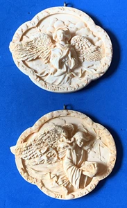 1991 & 1993 Hallmark Heavenly Angels Ornaments - Set of 2 - No Boxes - Picture 1 of 5
