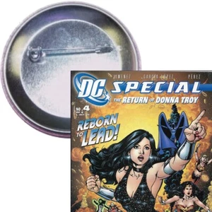 DC Comics Donna Troy Special Handmade Badge Pin back Button from comic YOU PICK - Bild 1 von 21