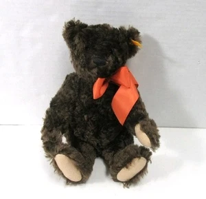 STEIFF MOHAIR TEDDY BEAR SCRUMPY AUTUMN JOINTED + GROWLER NEW W/ TAGS 654435 - Picture 1 of 8