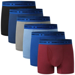 Boys' Underwear Boxer Briefs 6-Pack with Fly Pouch Comfortable and Tag Free - Picture 1 of 7