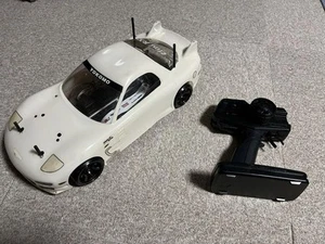 Yokomo Rx-7 Drift Rc Car Body Working Condition 1/10 Scale Clear Radio Control - Picture 1 of 10