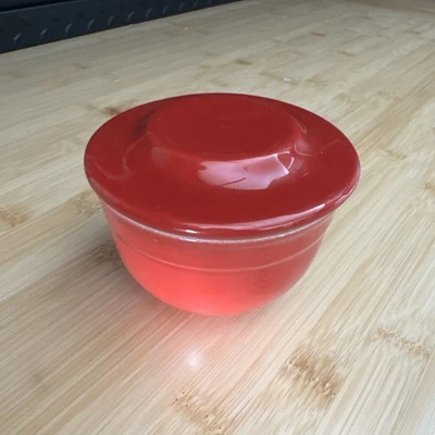 Emile Henry Brick Red Butter Bell Keeper Pot Dish Ceramic Pottery France 86.10 - Image 1 of 4
