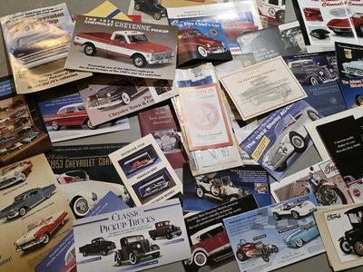 Huge Franklin & Danbury Mint Lot Paperwork Brochures Flyers Diecast Car & More - Image 1 of 4