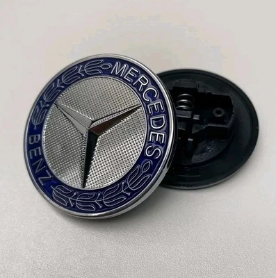 ✅Fregio Stemma Logo cofano anteriore mercedes w204 Classe a c e clk gl sl b 57mm - Immagine 1 di 3