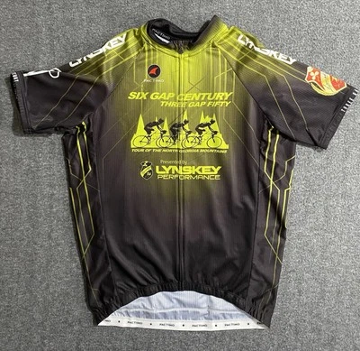 Camiseta Ciclismo Pactimo Camisa Amarilla Tour del Mes Georgia Mountains Talla XL Foto 1 de 4