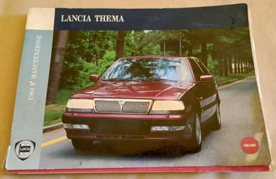 Libretto uso e manutenzione Lancia Thema 1993 - Immagine 1 di 4