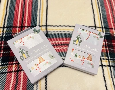 Funda de Almohada Dos Kitsch Satén Estampado King Elf Foto 1 de 3