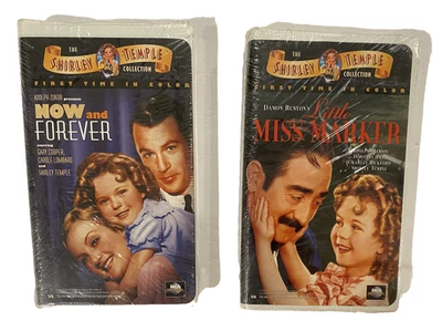 Shirley Temple VHS Tape Lot - Brand New Sealed Collection Foto 1 de 4