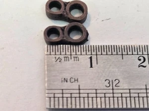 Schiffsmodell Beschläge Teile 2 Bronze Doppelmastkappe Hofring 2,5 mm Innendurchmesser & 2 mm Innendurchmesser - Bild 1 von 1