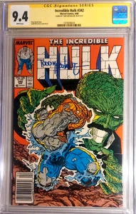 THE INCREDIBLE HULK #342 CGC SIGNATURE SERIES 9.4 WP Signed Todd McFarlane 1988 - Picture 1 of 5