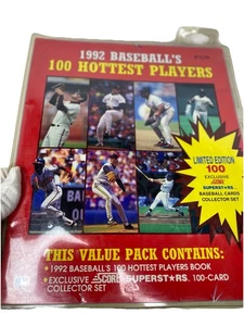 Fotolibro Score Baseball's 100 Hottest Players 1992 - NO CARDS - Foto 1 di 4