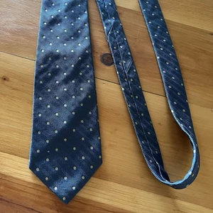 Corbata Brooks Brothers seda azul blanco rayas Repp 3,75" ancho 58" largo fabricantes de EE. UU. - Imagen 1 de 7