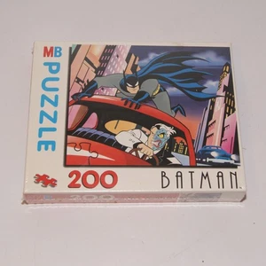Vintage Sealed Batman Animated Series 200 Piece Jigsaw Puzzle M.B./Hasbro 1994 - Picture 1 of 5