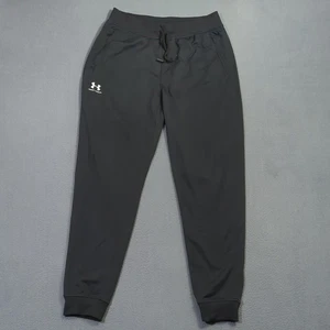 Under Armour Pants Men's L Black Sportstyle Joggers Athleisure Lounge Drawstring - Picture 1 of 10